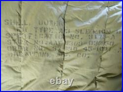 WWII US Army Air Forces Sleeping Bag Type A3 Near Mint Original USAAF 1945