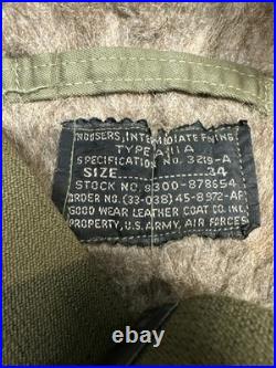 WWII US Army Air Forces Type A-11A Flying Trousers Flight Pants Sz 34 Alpaca