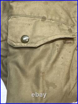 WWII US Army Air Forces Type A-11A Flying Trousers Flight Pants Sz 34 Alpaca