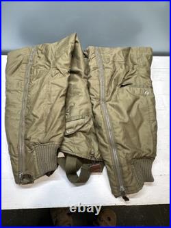 WWII US Army Air Forces Type A-11A Flying Trousers Flight Pants Sz 34 Alpaca