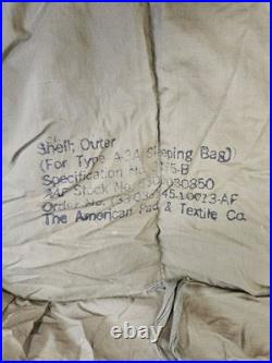 WWII US Army Air Forces USAAF 1944/45 Type A-3 Arctic Down Sleeping Bag Original