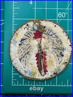 WWII US Army Air Forces in Europe HQ Theater Made Bullion Patch