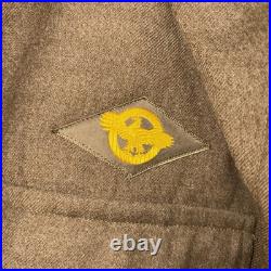 WWII US Army Ike Jacket 38R 8th Army Air Force Wool Field Jacket VTG