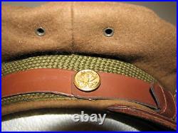 WWII US Army Officer's AAF Fur Felt Dress Cap