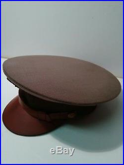 WWII US. Army Pink Toupe Officer Dress Hat Fine Gabardine. Air Force