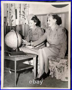 WWII US Army WAC Original Photo Lemoore Army Air Field Fourth Air Force Atlas