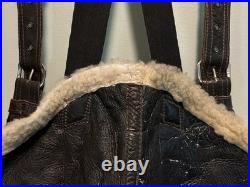 WWII US Military Army Air Force Leather Type A5 Sheepskin Flight Trousers 40R