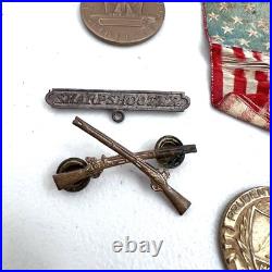 WWII USAAF U. S. Army Air Force Pilot Flight Wings Ribbon Bars Various Pins LOT