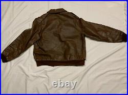 WWII USAAF US Army Air Force A-2 Bomber Flight Jacket Rough Wear 1401-P (44)