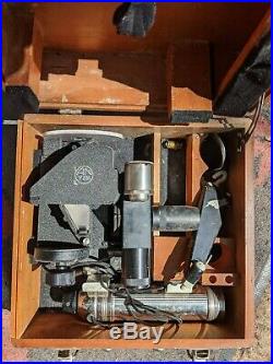 WWII Vintage Sextant Air Forces U. S. Army with original case Ansco Analine Film