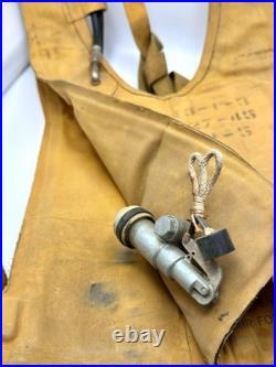 WWII WW2 U. S. ARMY AIR FORCE Life Preserver Mae-West Vest TYPE B4 Spec No. 3135