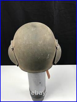 WWII WW2 US ARMY AAF Flack Helmet Bomber Gunner Air Force Corps Tear Drop Style