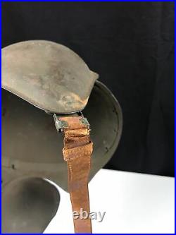 WWII WW2 US ARMY AAF Flack Helmet Bomber Gunner Air Force Corps Tear Drop Style