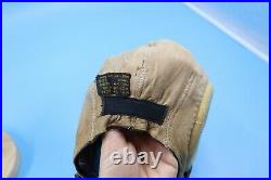 WWII WW2 US Army Air Force Type A-11 Leather Flight Helmet Cap Small