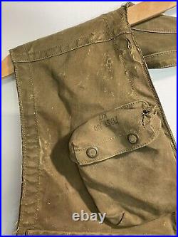 WWII WW2 US Army Air Forces Type C-1 Sustenance Vest Breslee Theater Worn Patina