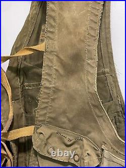 WWII WW2 US Army Air Forces Type C-1 Sustenance Vest Breslee Theater Worn Patina