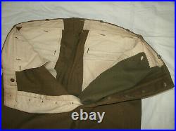 WWII World War 2 US Army Air Force Ike Jacket Uniform with Hat Belt Pants Tie