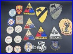 WWII division patches US Army SSI Airforce Patch Lot Great Condition & Variety