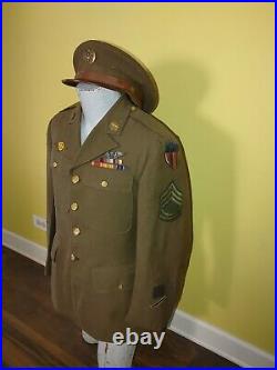 WWII uniform grouping China Burma India bullion US ARMY AIR FORCE STERLING IDed