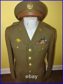 WWII uniform grouping China Burma India bullion US ARMY AIR FORCE STERLING IDed