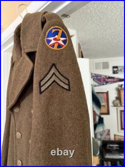 WWII vintage US Army Air Corps (Air Force) wool Coat / Jacket