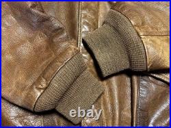 Willis & Geiger A-2 Flight Jacket WWII US Army Air Force Donald Duck Size 42