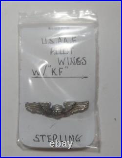 World War 2 U. S. Army Air Force Sterling Pilots Wings with KF Kelly Field