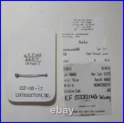 World War 2 U. S. Army Air Force Sterling Pilots Wings with KF Kelly Field