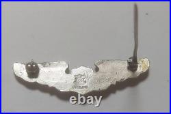 World War 2 U. S. Army Air Force Sterling Pilots Wings with KF Kelly Field