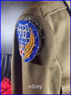 World War 2 US Army Air force Jacket Ike Style/ Military Air Transport Service