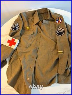 World War II United States 7th Army Air Force Staff Sergeant Medic