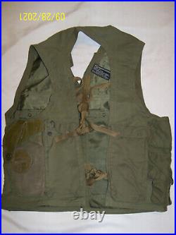 Ww 2 Us Army Air Forces C-1 Survival Vest Emergency Sustenance & Flashlight