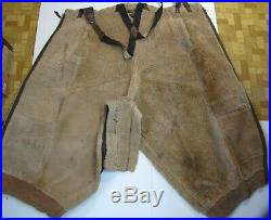 Ww2 Bomber Leather Flight Pants Type A-3 Size 38r Us Army Air Force
