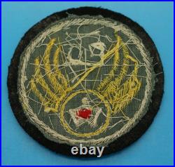 Ww2 Bullion U. S. 2oth Army Air Forces Theater Made Shoulder Patch Original