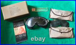 Ww2 Polaroid Type B8 Flying Goggles Tinted Lense Us Army Air Force Pilot Aviator