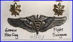 Ww2 Sterling Flight Surgeon Wing Gemsco Us Army Air Force Wwii