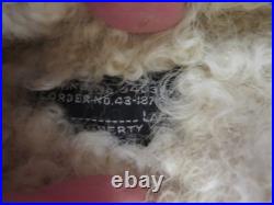 Ww2 U. S. Air Force Army Leather Wool Glove A-9a Large Crocetta Usaaf Brown