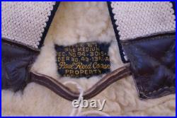 Ww2 U. S. Army Air Force Type B-1 Sheepskin Leather Flight Crew Trousers Orig
