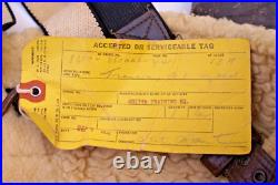 Ww2 U. S. Army Air Force Type B-1 Sheepskin Leather Flight Crew Trousers Orig