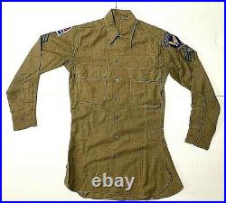 Ww2 Us Army Air Force Aviation Transport Ike Jacket, Shirt & Pants Uniform 1944