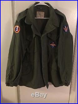 Ww2 Us Army Air Force Rare Size 50 M-1943 Jacket Dated 1944 Mint