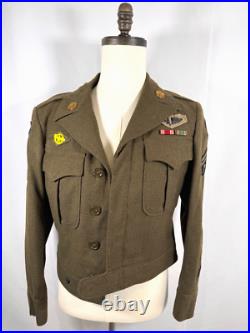 Ww2 Us Army Air Force Tunic With 8th Air Force Patch Named