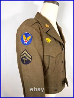 Ww2 Us Army Air Force Tunic With 8th Air Force Patch Named
