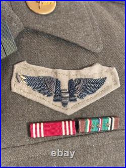 Ww2 Us Army Air Force Tunic With 8th Air Force Patch Named