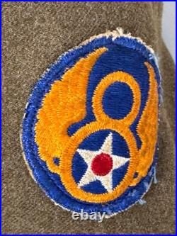 Ww2 Us Army Air Force Tunic With 8th Air Force Patch Named