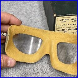 Ww2 Us Army Air Force Usaaf Chas Fischer Aviation Flight Flying Goggles