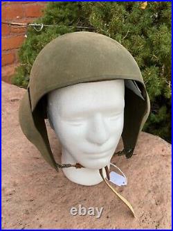 Ww2 Us Army Air Forces Aac Gunner M5 Flak Helmet Bomber Crew Nos Aaf