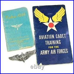 Ww2 Us Army Air Forces Corps Aaf Flight Engineer Wings Pin Back Ided Eng
