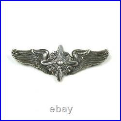 Ww2 Us Army Air Forces Corps Aaf Flight Engineer Wings Pin Back Ided Eng