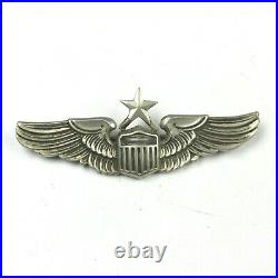 Ww2 Us Army Air Forces Corps Aaf Senior Pilot Wings Pin Back Ns Meyer Inc Pb